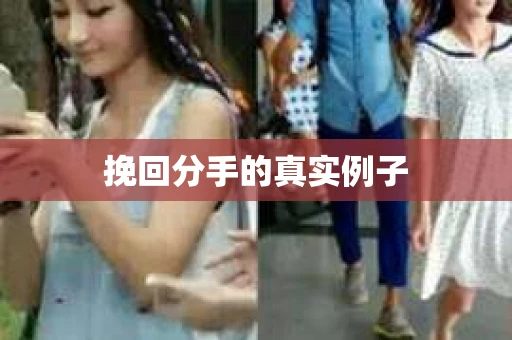 挽回分手的真实例子