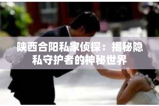 陕西合阳私家侦探：揭秘隐私守护者的神秘世界