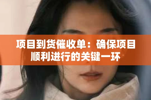 项目到货催收单：确保项目顺利进行的关键一环