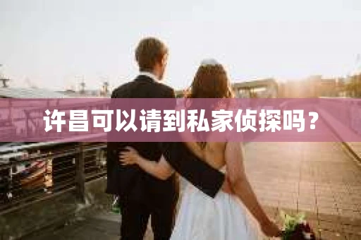 许昌可以请到私家侦探吗？