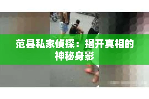 范县私家侦探：揭开真相的神秘身影