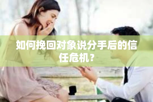 如何挽回对象说分手后的信任危机？