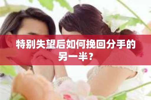 特别失望后如何挽回分手的另一半？