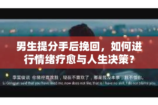 男生提分手后挽回，如何进行情绪疗愈与人生决策？