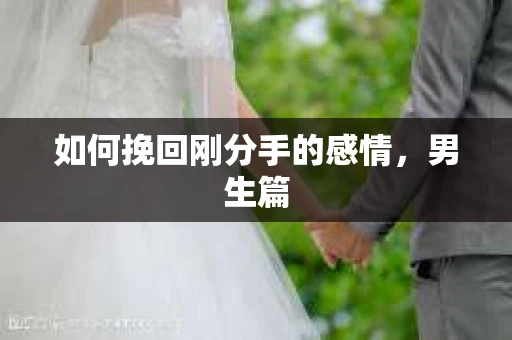 如何挽回刚分手的感情，男生篇