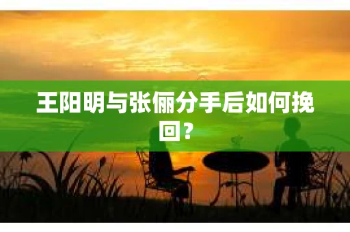 王阳明与张俪分手后如何挽回？