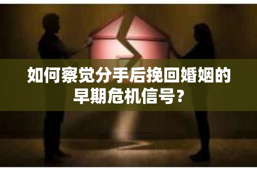 如何察觉分手后挽回婚姻的早期危机信号？